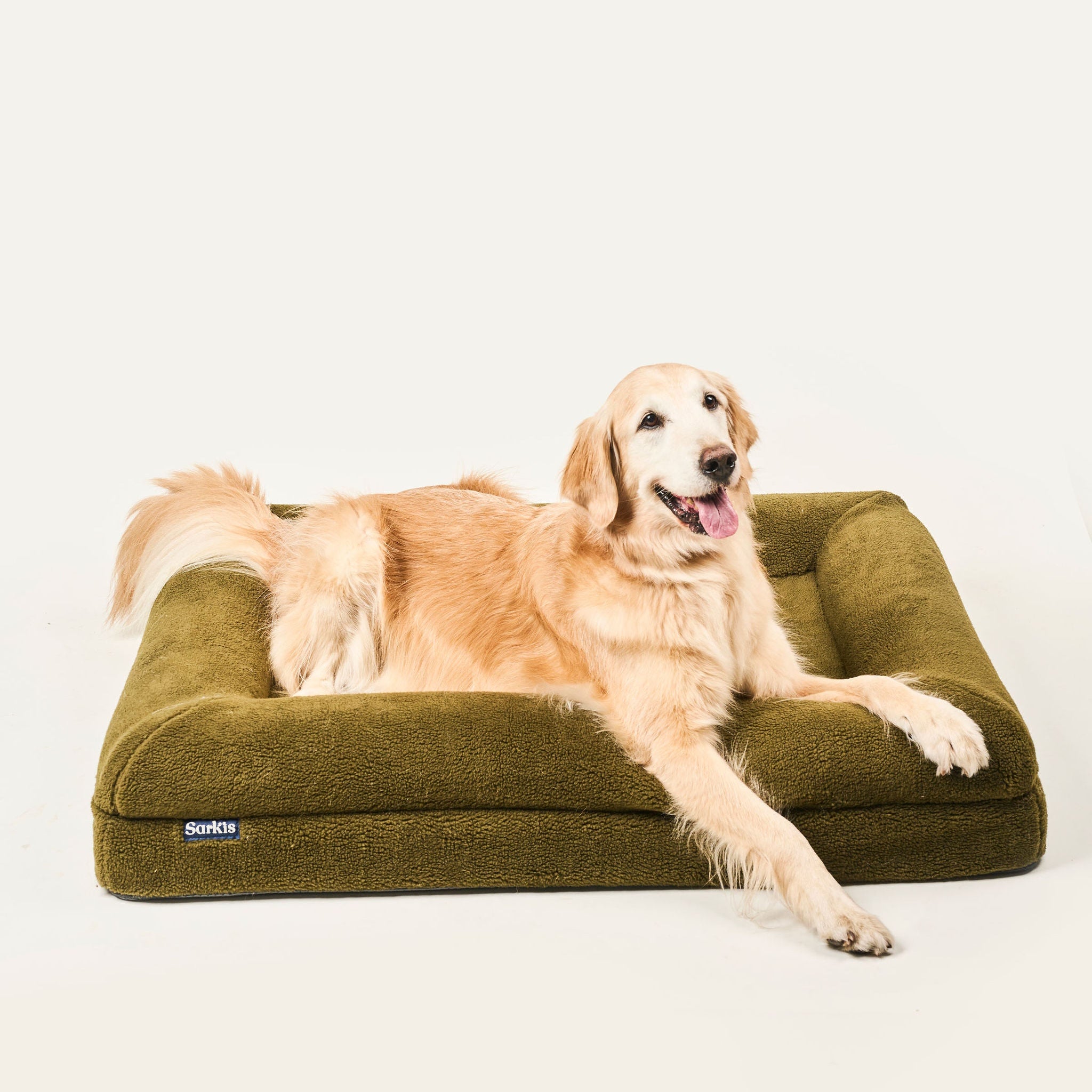 FUNDA DE PELUCHE PREMIUM VERDE OLIVA